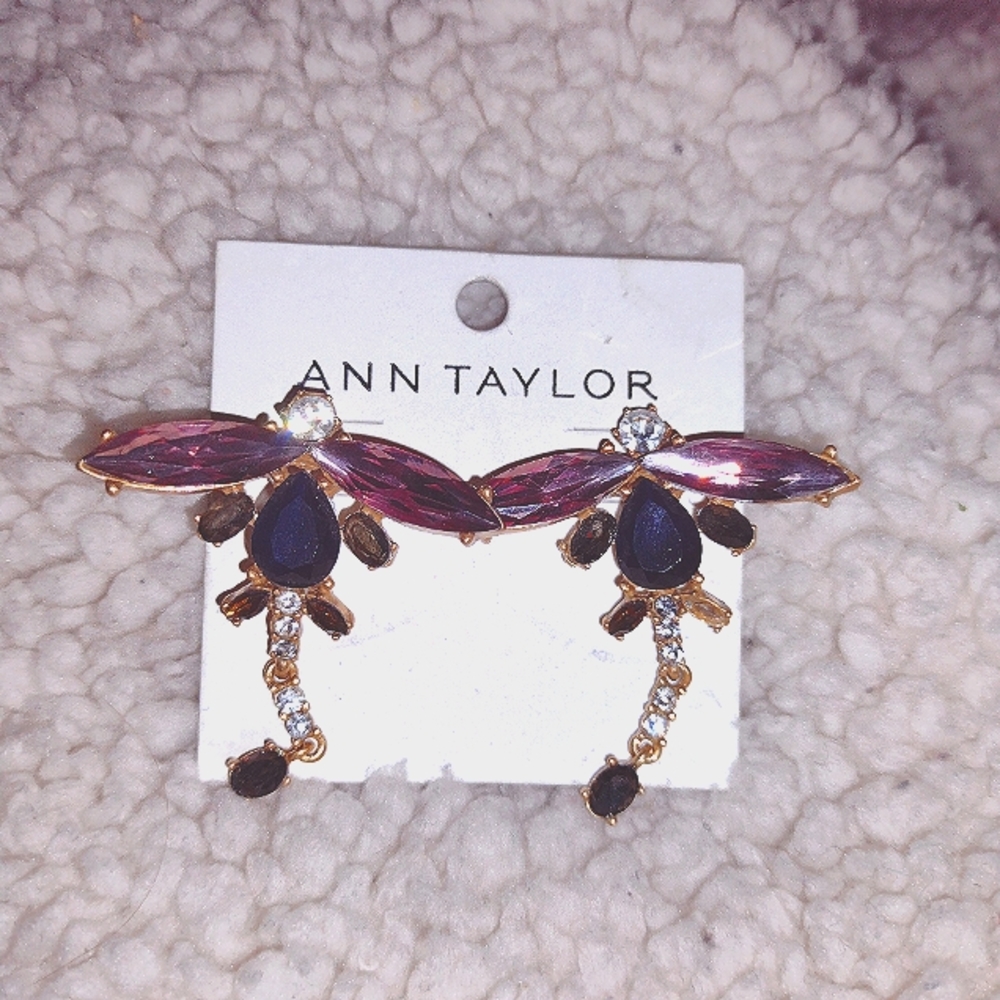 Ann Taylor Dragonfly Earrings
